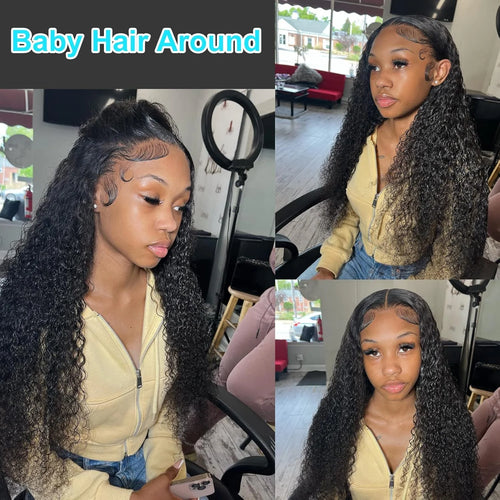 Glueless Deep Wave Ready-to-Wear Lace Closure Wig – 100% Human Hair