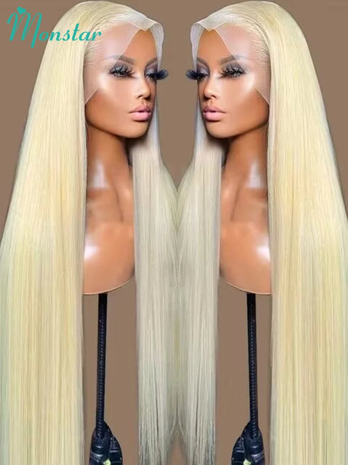 Peruka z koronką z przodu 613 Honey Blonde HD – 100% brazylijskich włosów ludzkich