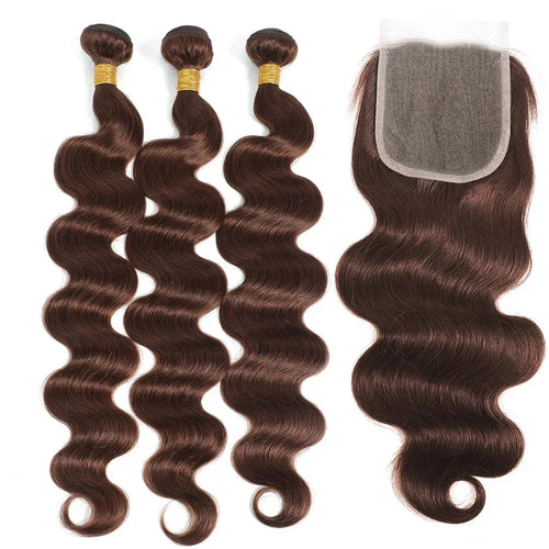 10A Brazilian Body Wave Bundles with 4x4 Lace Closure Mój sklep